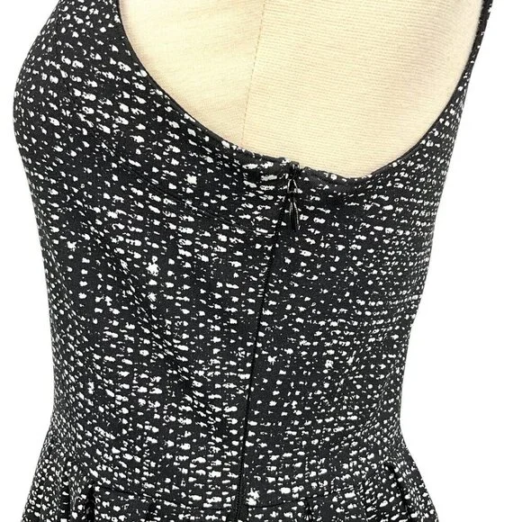 Cinq a Sept Pandora Cocktail Dress Size 6 Sleeveless Black Cutouts Pockets - Picture 8 of 15